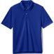 Men's Short Sleeve Polyester Pique Polo Shirt, Front