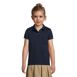 Little Girls Short Sleeve Poly Pique Polo Shirt, Front