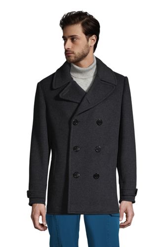 mens casual peacoat