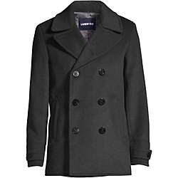 Men's Insulated Wool Peacoat, Front