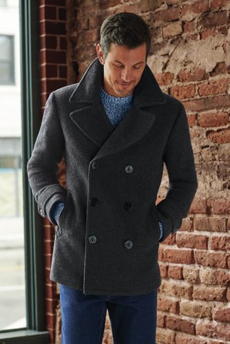 men in pea coats