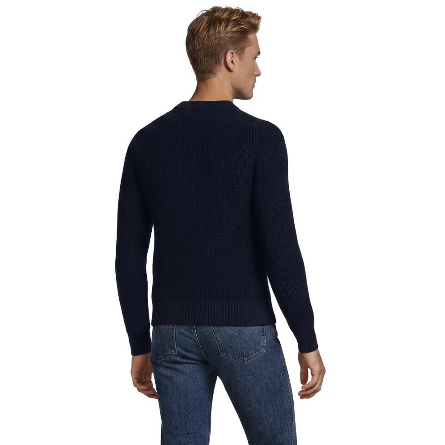 Men's Cotton Drifter Saddle Crewneck Shaker Sweater view 1