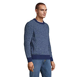 Men's Cotton Drifter Saddle Crew Shaker Marl Sweater, alternative image
