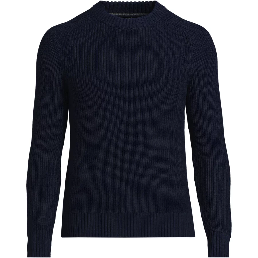 Men's Cotton Drifter Saddle Crewneck Shaker Sweater view 3