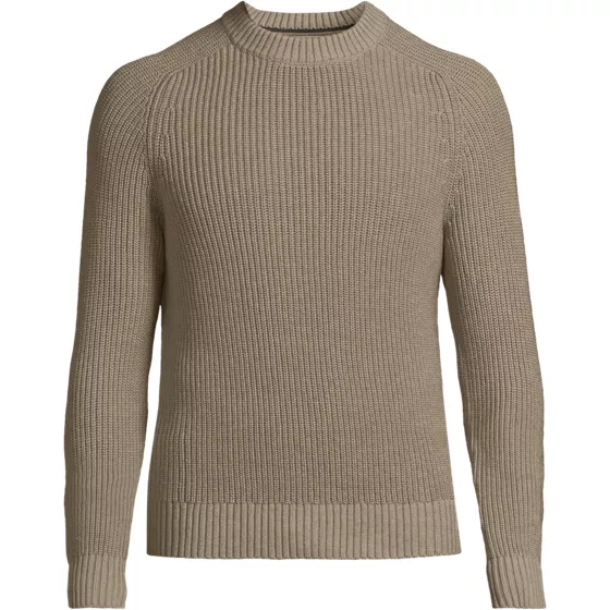 Men's Cotton Drifter Saddle Crewneck Shaker Sweater - primary