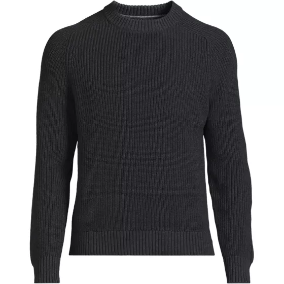 Men's Cotton Drifter Saddle Crewneck Shaker Sweater - primary