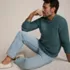 Men's Cotton Drifter Saddle Crewneck Shaker Sweater, alternative image