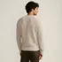 Men's Cotton Drifter Saddle Crewneck Shaker Sweater, Back