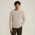 Men's Cotton Drifter Saddle Crewneck Shaker Sweater, Front