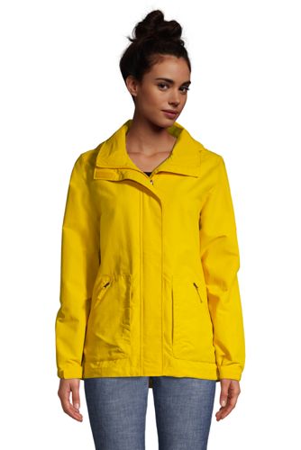 lands end yellow coat