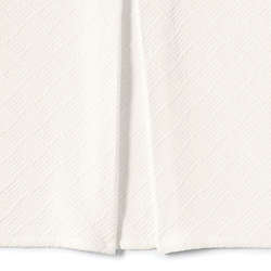 Basketweave Cotton Matelasse Bedskirt, alternative image