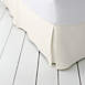 Basketweave Cotton Matelasse Bedskirt, Front