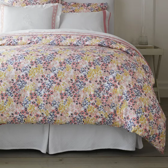 Basketweave Cotton Matelasse Bedskirt - primary