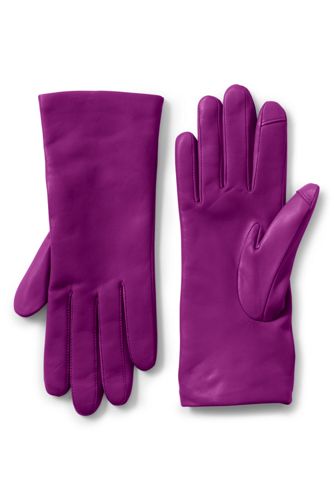 lined leather gloves