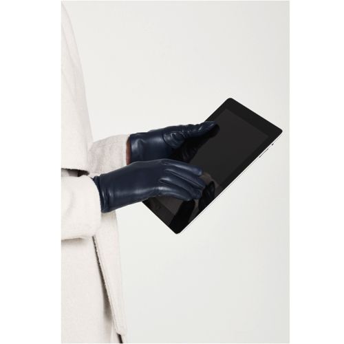  Lands' End Lederhandschuhe Mit Kaschmirfutter, Damen, Größe:l Regular, Braun, Kaschmir/leder, By Lands' End 