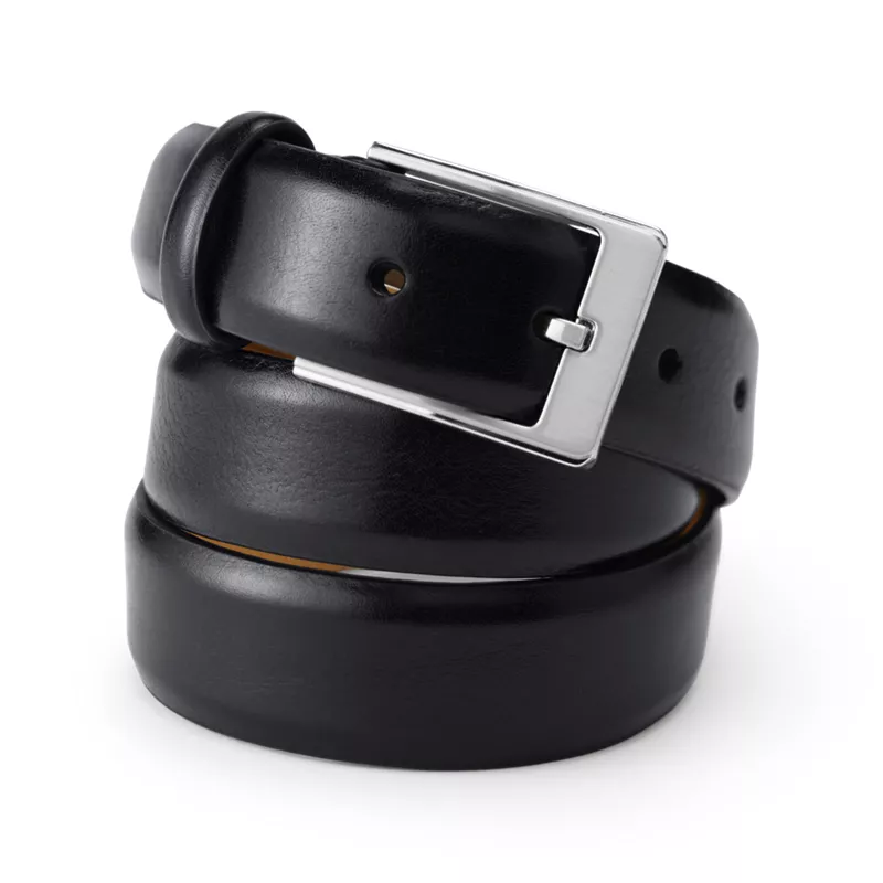 Men's Big Feather Edge Dress Belt, Front