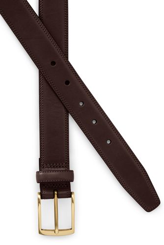 lands end mens leather belts