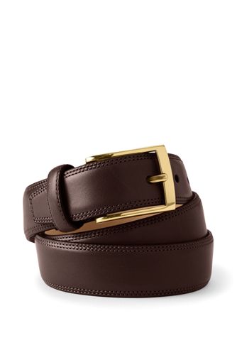 lands end mens leather belts