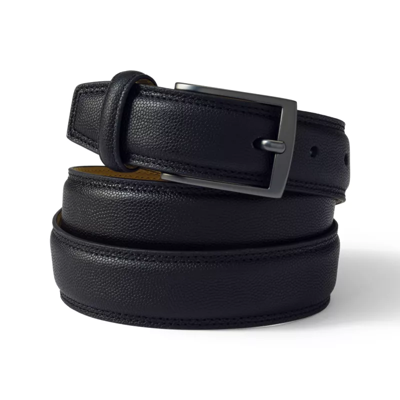 Men's Classic Leather Chino Belt, Front