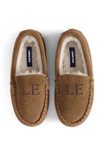 kids suede slippers