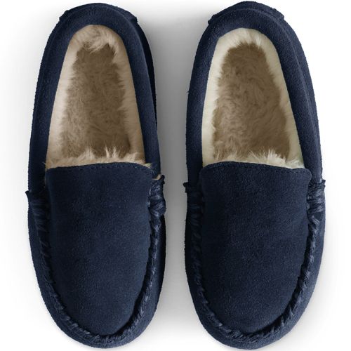 Kids' Moccasin Slippers | Lands' End