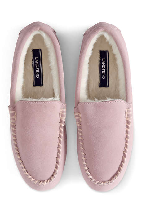 Women's Suede Moccasin Slippers