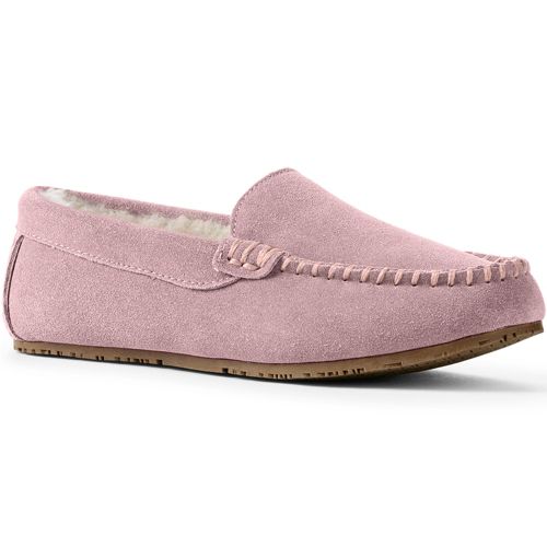 Women's Suede Leather Moccasin Slippers