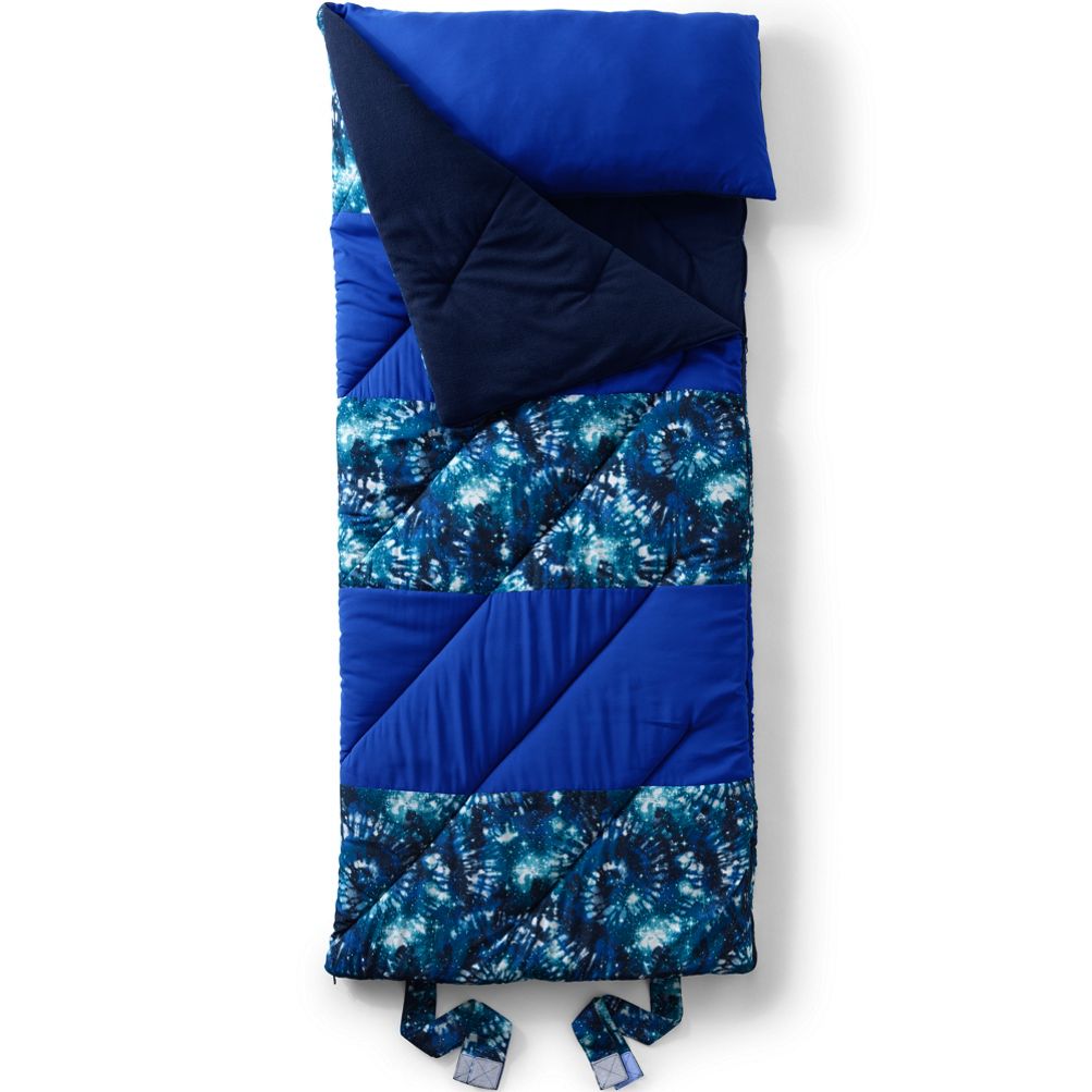 Kids Sleeping Bag with Attached Pillow Lands End