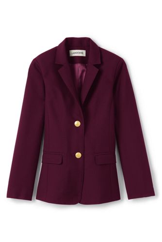 girls red school coat