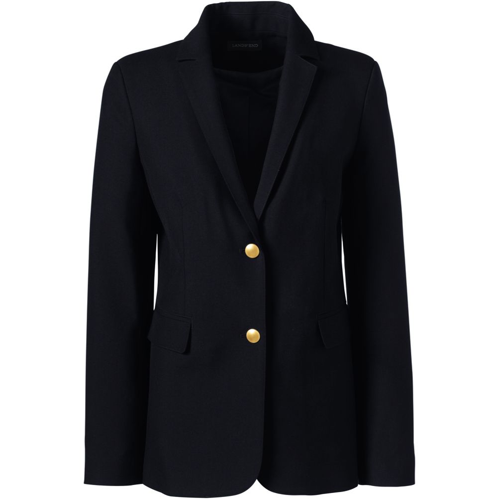 Lands end 2025 blue blazer