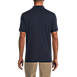 Men's Short Sleeve Tailored Fit Interlock Polo Shirt, Back