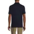 Men's Short Sleeve Tailored Fit Interlock Polo Shirt, Back