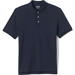 Men's Short Sleeve Tailored Fit Interlock Polo Shirt, Front