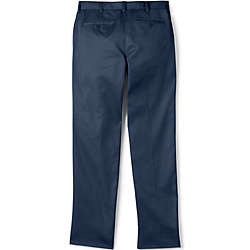 Men's Tailored Fit Blend Plain Front Pants, Back