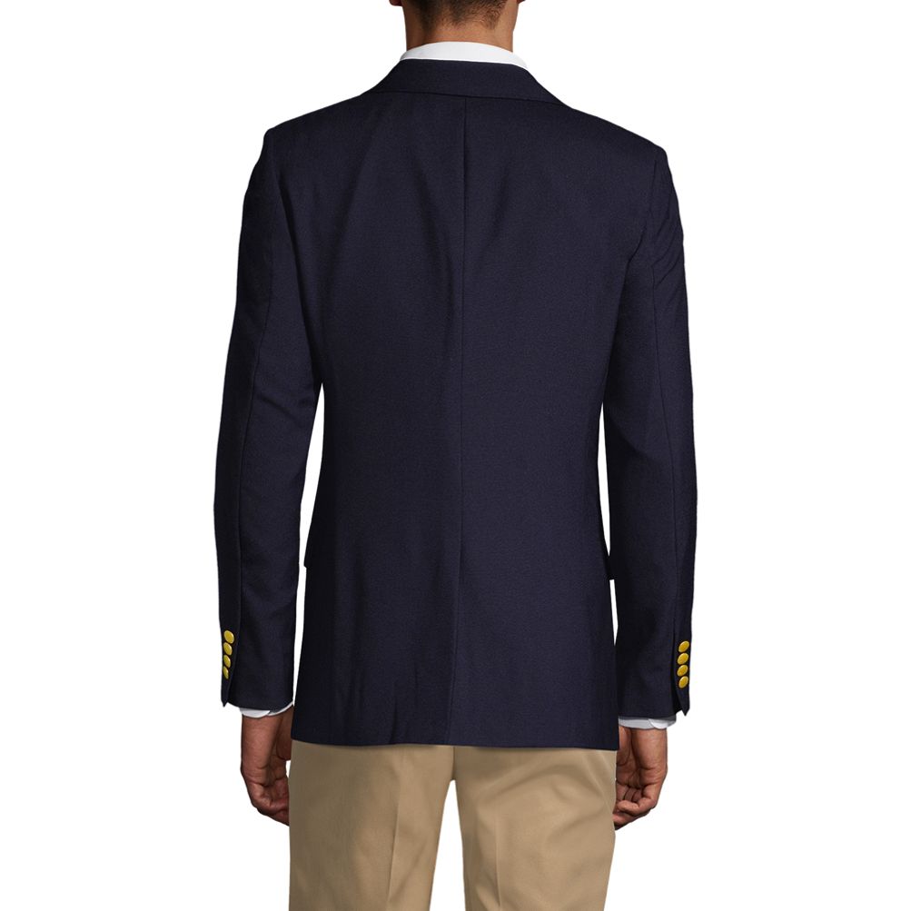 LANDS'END テーラードジャケット ランズエンド LANDS' END ジャケット テーラード コットン 40 紺