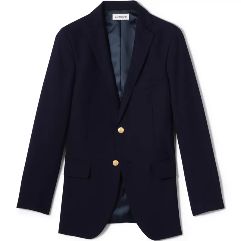 Men's Tailored Fit Hopsack Blazer, Front