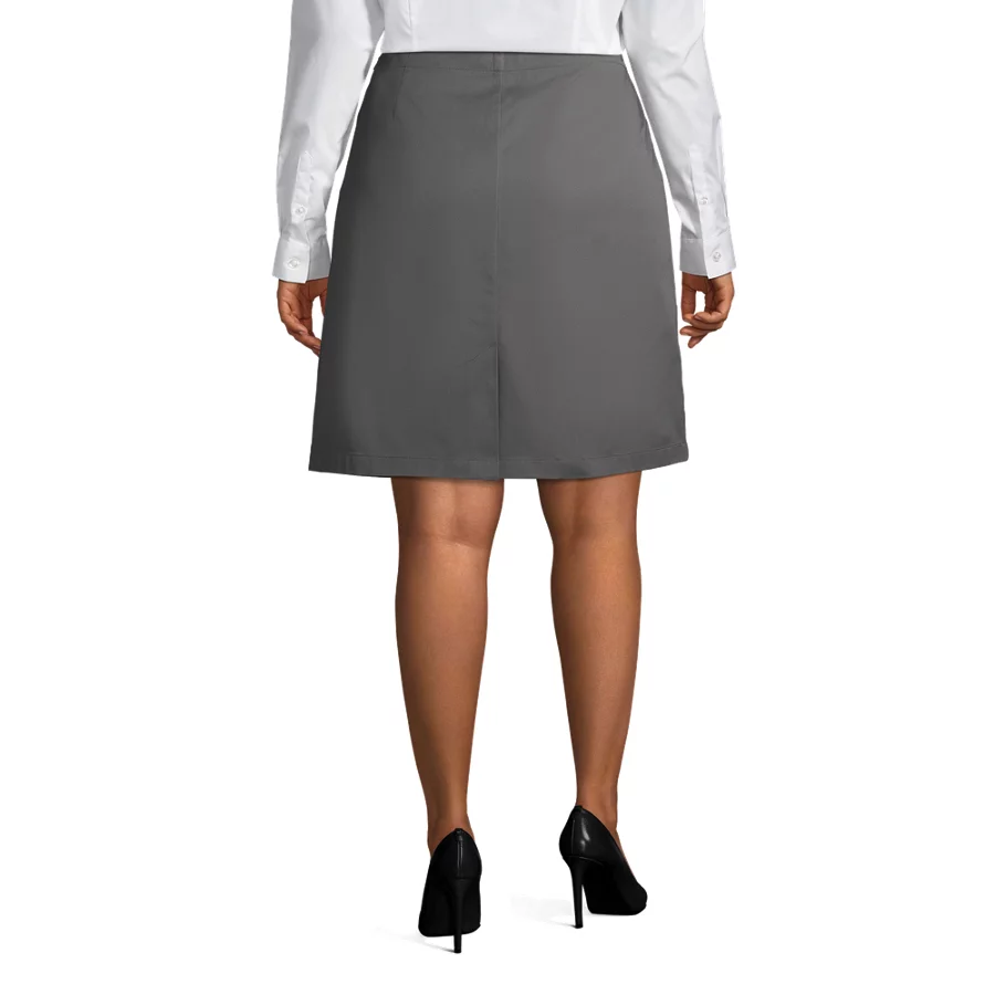 School Uniform Girls' Blend Chino Skort Top Of Knee view 2