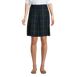 School Uniform Women's Plaid Box Pleat Skirt Top of the Knee, Front