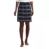 School Uniform Women's Plaid Box Pleat Skirt Top of the Knee, Front