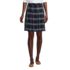 Women's Plaid Box Pleat Skirt Top of the Knee, Front