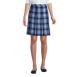 School Uniform Women's Plaid Box Pleat Skirt Top of the Knee, Front