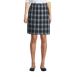 School Uniform Women's Plaid Box Pleat Skirt Top of the Knee, Front