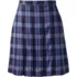 School Uniform Women's Plaid Box Pleat Skirt Top of the Knee, Front