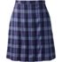 Women's Plaid Box Pleat Skirt Top of the Knee, Front