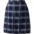 School Uniform Women's Plaid Box Pleat Skirt Top of the Knee, Front