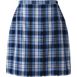 School Uniform Women's Plaid Box Pleat Skirt Top of the Knee, Front