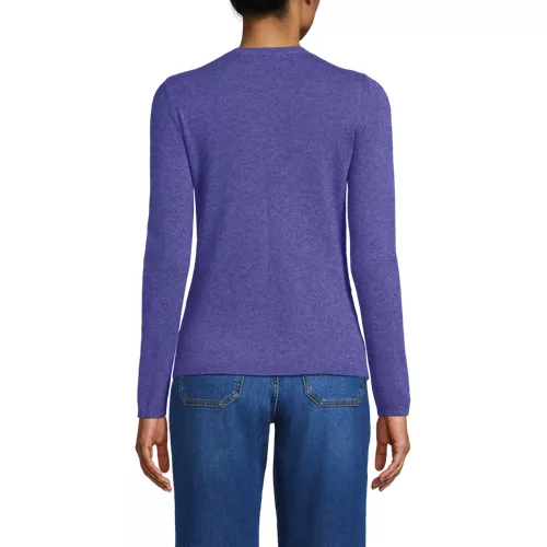 Women's Cashmere Cardigan Sweater, Back