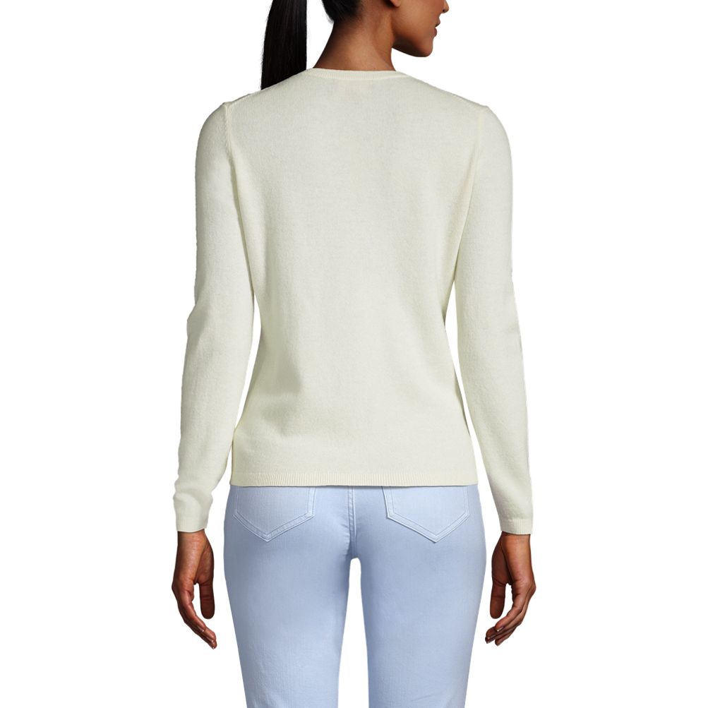 Movers & Cashmere Close to you Cashmere Sweater - Winter White