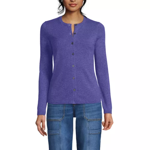 Women's Cashmere Cardigan Sweater, Front