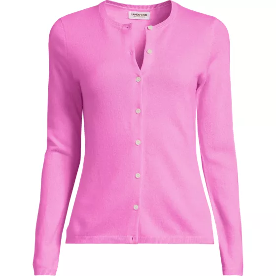 Women's Plus Size Cashmere Cardigan Sweater - primary